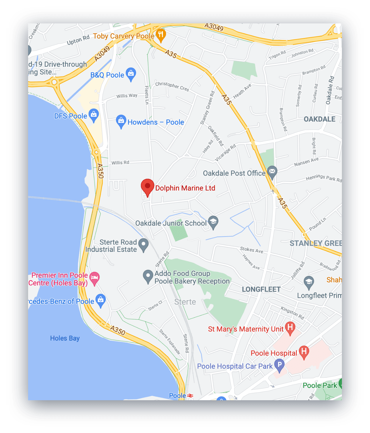 dolphin marine location