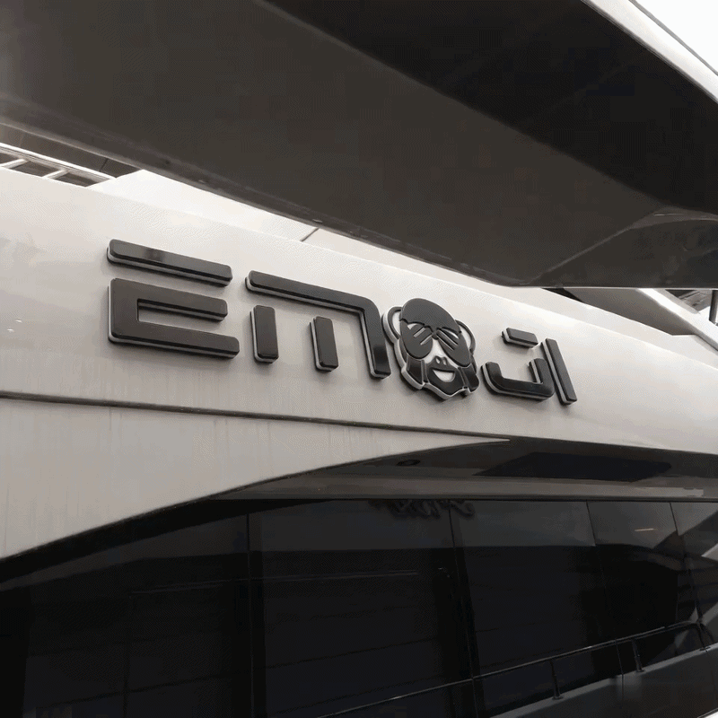 Illuminated Yacht Sign