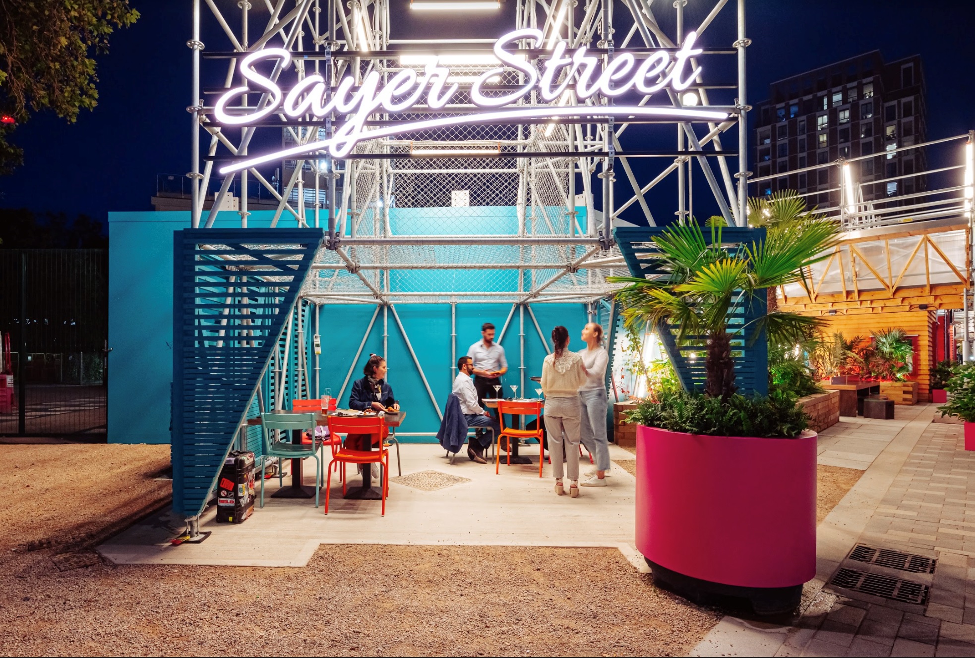 Sayer Street LED Lighting